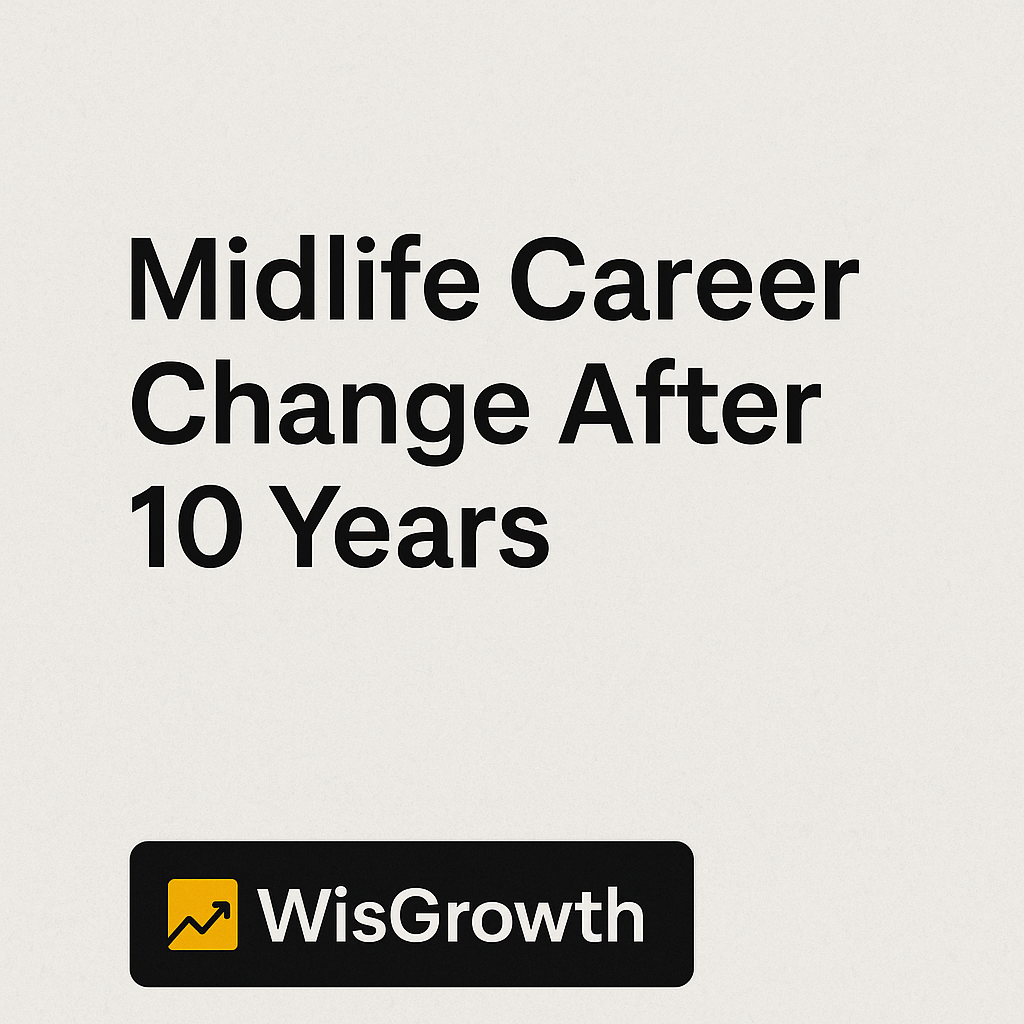 Midlife career change after 10 years