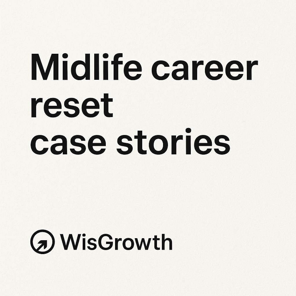 Midlife career reset case stories